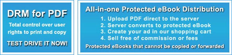 Copy protection sofrware for eBooks, PDF and mail