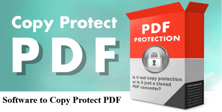 Software to Copy Protect PDF